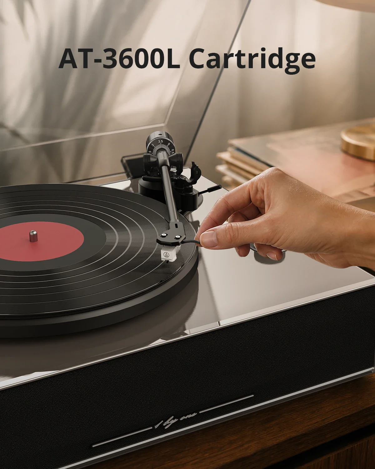 1 by ONE Stainless Steel Casing Turntable - Image 4