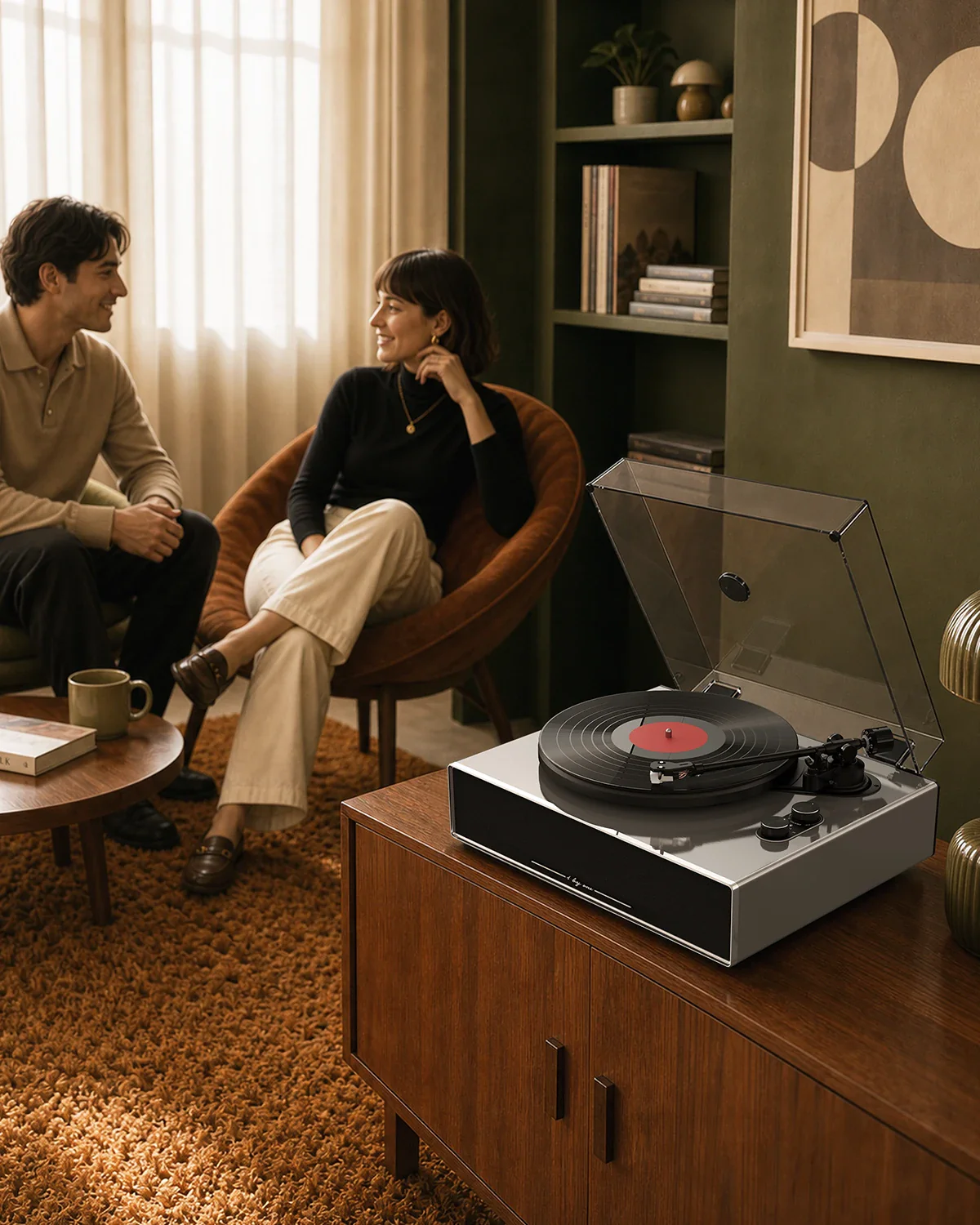 1 by ONE Stainless Steel Casing Turntable - Image 5