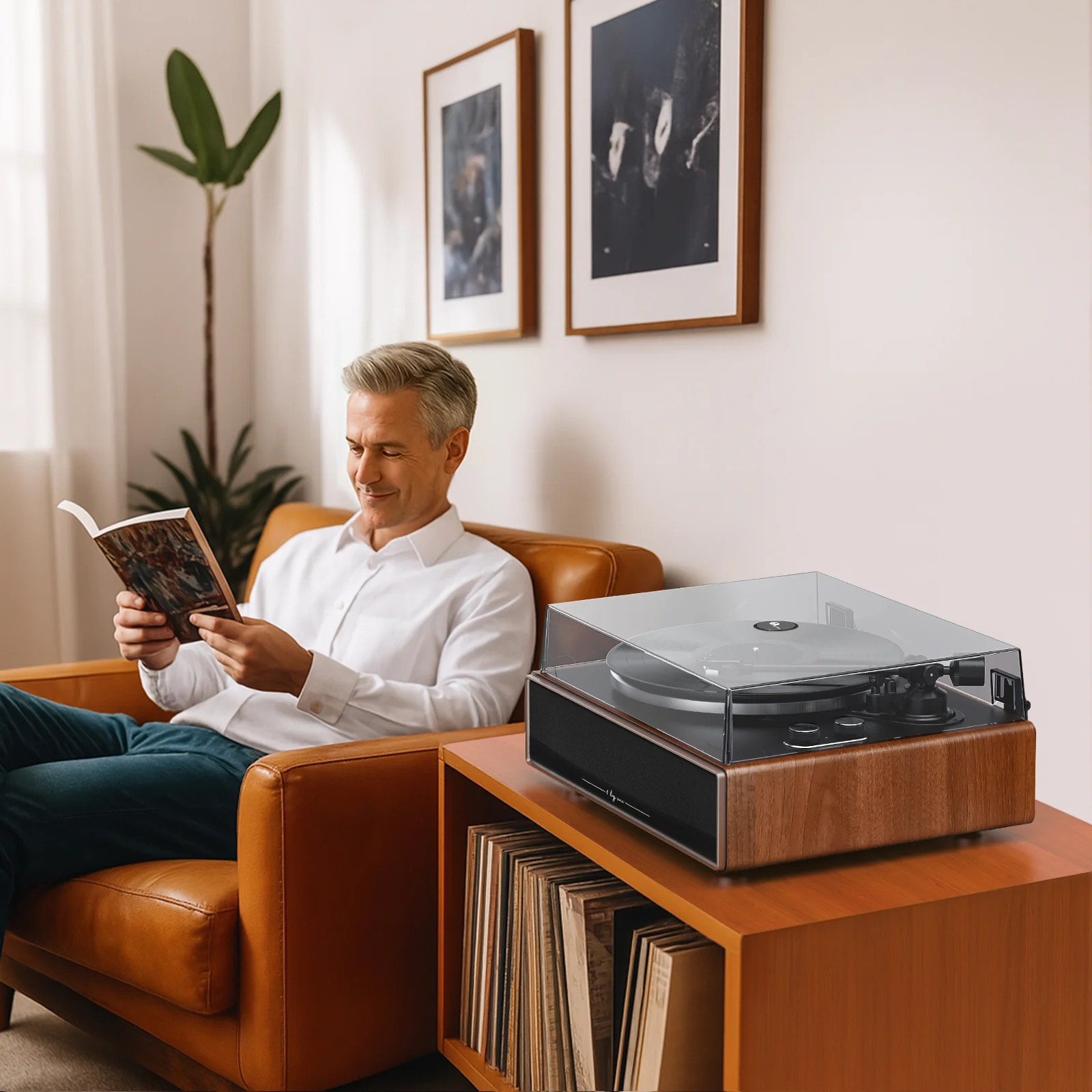 1 by ONE Vinyl Record Player - Image 7