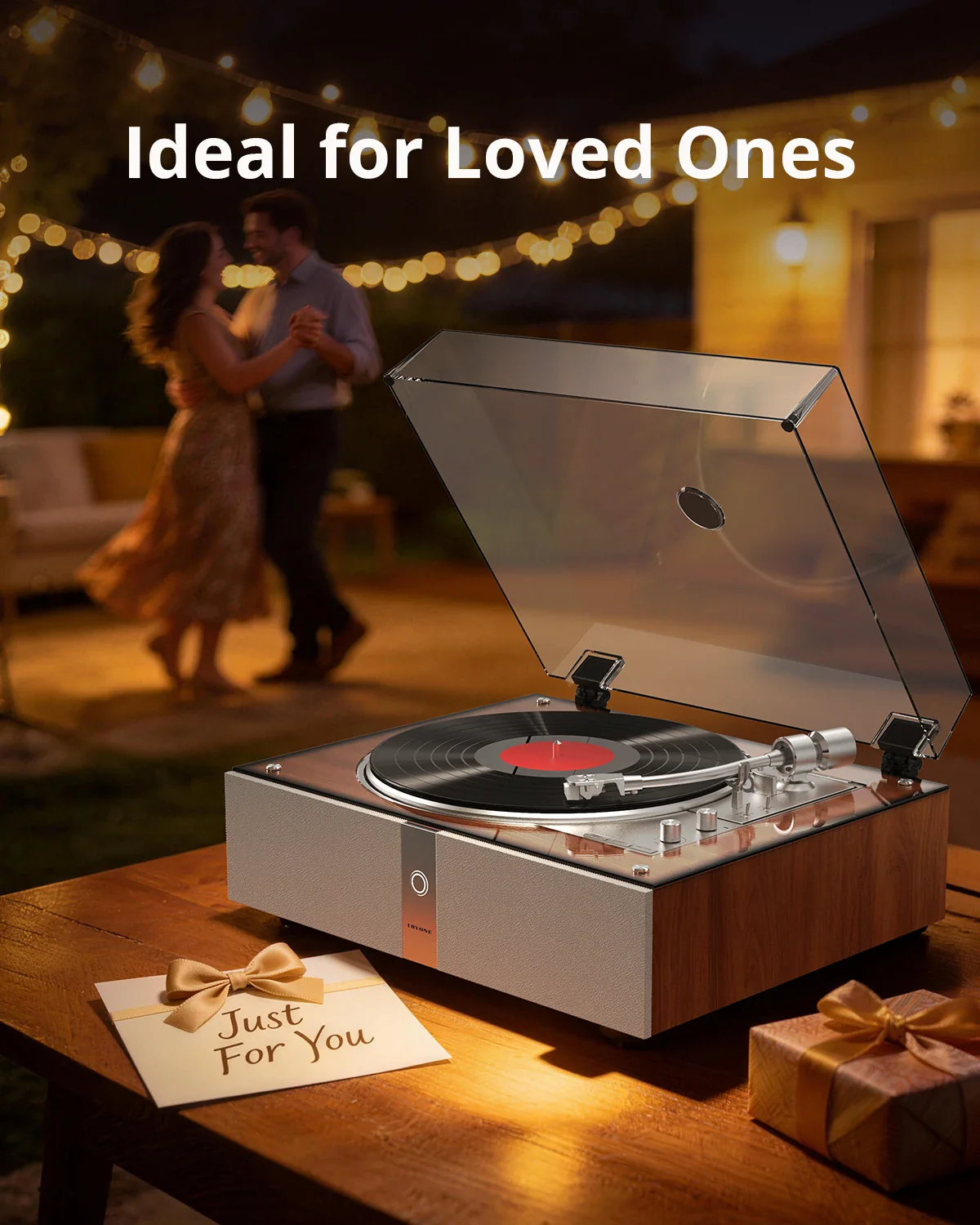 AT02 Automatic Vinyl Record Player with Built-In Speaker - Image 6