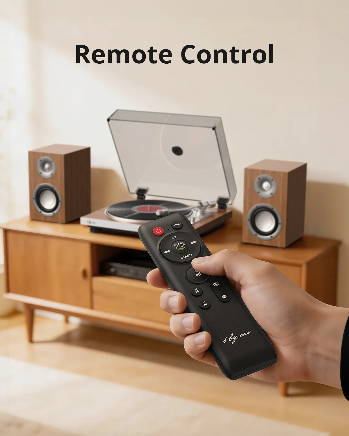 AT03 Automatic Vinyl Record Player with Speakers - Image 3