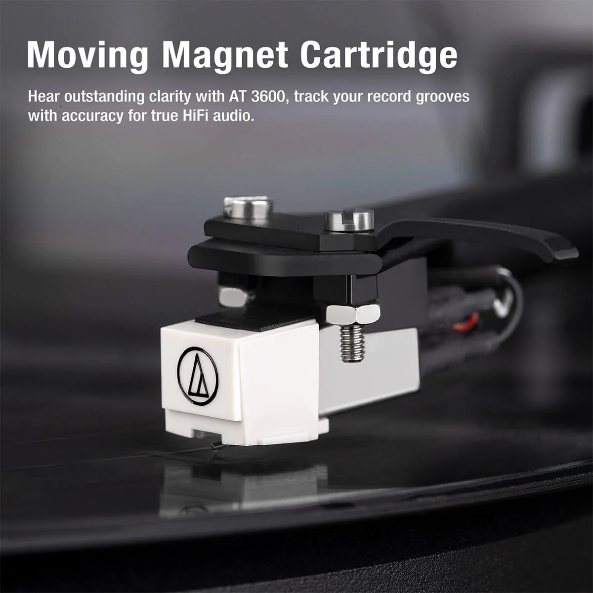 H004 Hi-Fi Turntable  Record Player With Speakers - Image 6