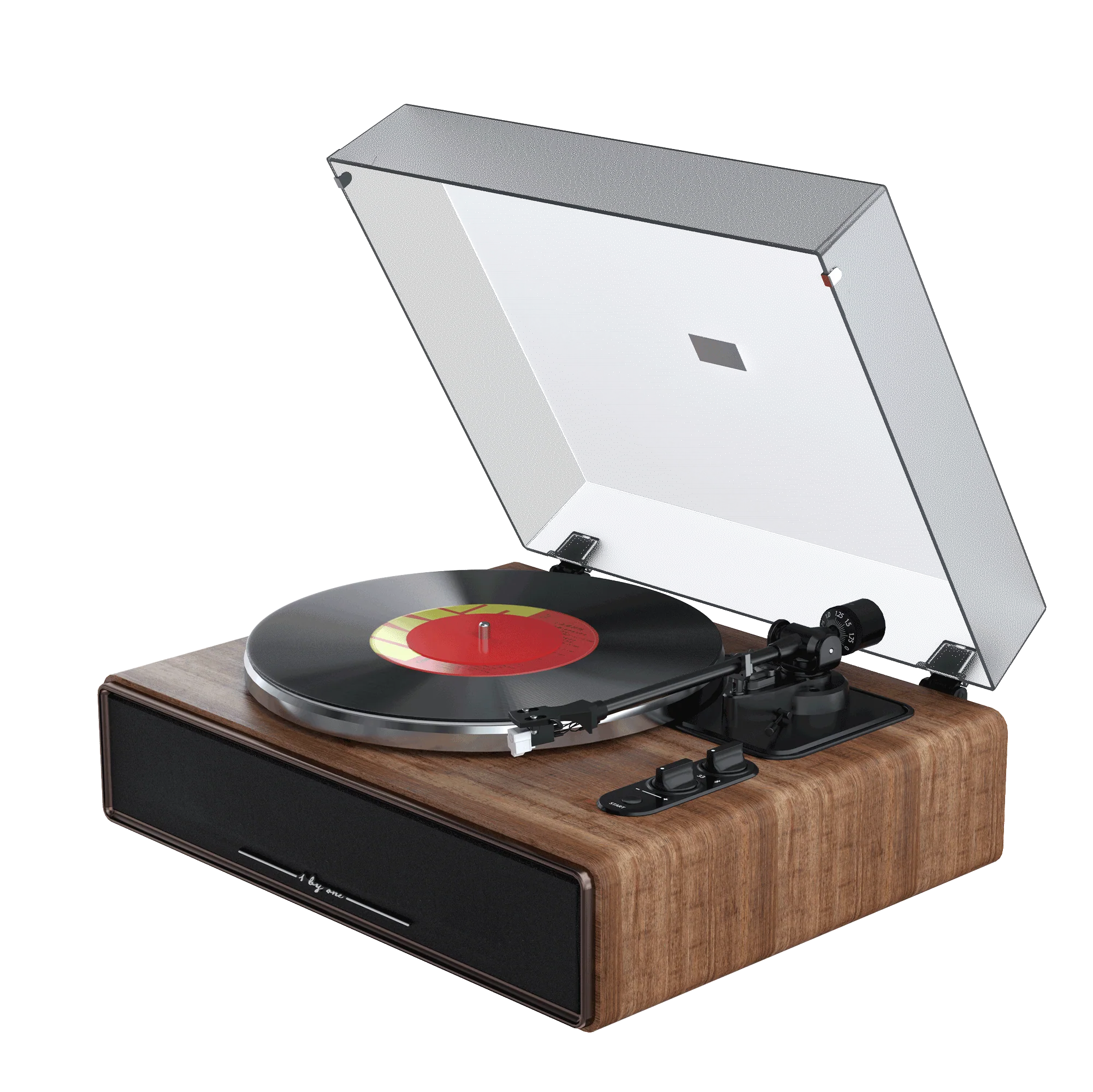 H009 All-In-One Turntable Vinyl Record Player - Image 7